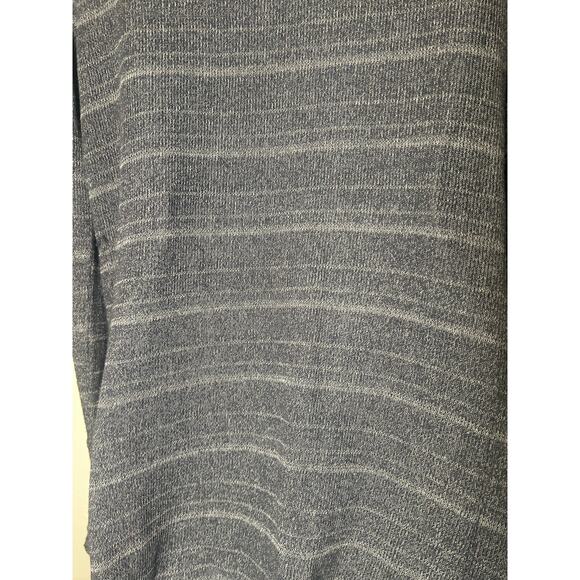 Volcom gray open-front cardigan with a blue-Gray striped pattern size small - Picture 9 of 13